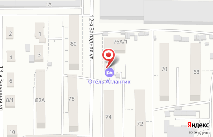 Оздоровительный комплекс Атлантик на улице Эмилии Алексеевой на карте