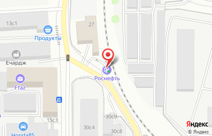 Технический центр Роснефть на метро Кожуховская на карте