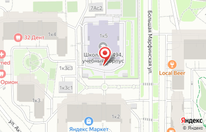 Участковая избирательная комиссия № 646 на карте
