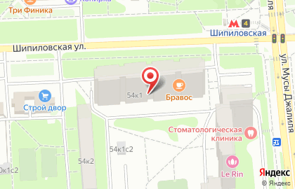 Компания Мир натяжных потолков на Шипиловской улице на карте
