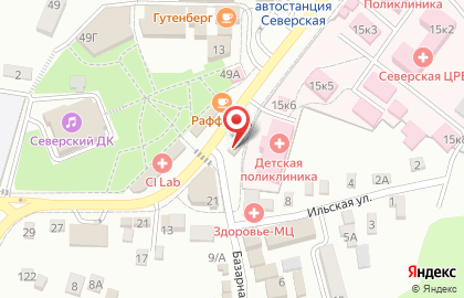 Салон Мир цветов на Базарной улице на карте