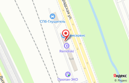 Автосервис Авангард-Сервис у ТЦ РИО на Белградской улице на карте