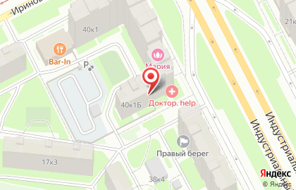 ПЕТРОБЕЛЬ на Индустриальном проспекте на карте