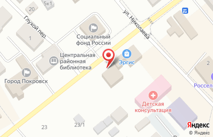 Магазин по продаже овощей и фруктов в Якутске на карте