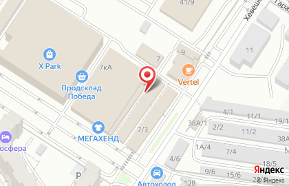 Магазин овощей и фруктов в Гаражном проезде на карте