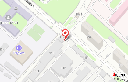 Компания по продаже мебельной фурнитуры Аристо на улице Маршала Воронова на карте