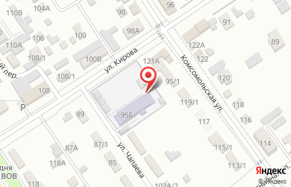 Детский сад №7 станица Динская на улице Кирова на карте