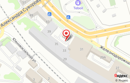 G & G на Железнодорожной улице на карте