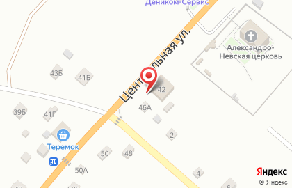 Шиномонтажная мастерская на Центральной улице на карте