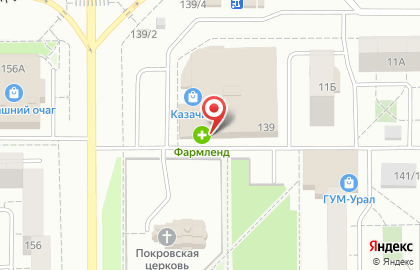 Аптека Фармленд на проспекте Ленина, 139 на карте