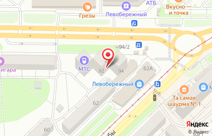 Магазин Хлеб в Центральном районе на карте