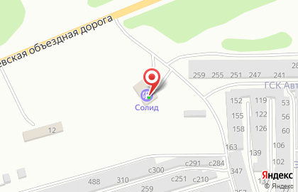ТКТ на Зарёвской объездной дороге на карте