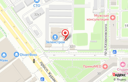 Торговый дом Сибирь в Центральном районе на карте