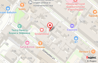 Орион на Гатчинской улице на карте