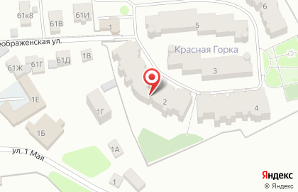Красная горка, ЗАО Единство на Преображенской улице на карте