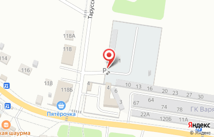 Автостоянка в Калуге на карте