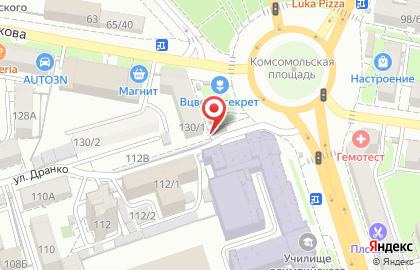Киоск фастфудной продукции на улице Мечникова на карте