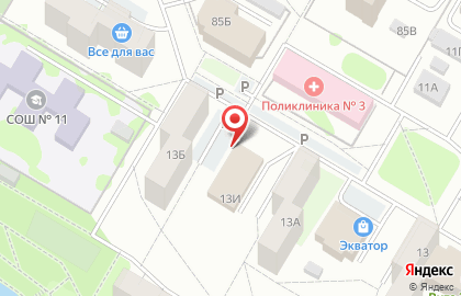 Гипермаркет Магнит в Уфе на карте
