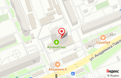 Сервисный центр ServiceMan на улице Академика Павлова на карте