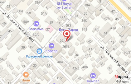 Отель Радуга в Сочи на карте