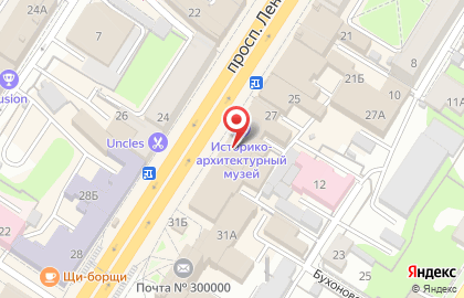 Гастроном Советский в Центральном районе на карте