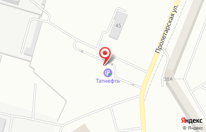 Татнефть на Пролетарской улице в Елабуге на карте