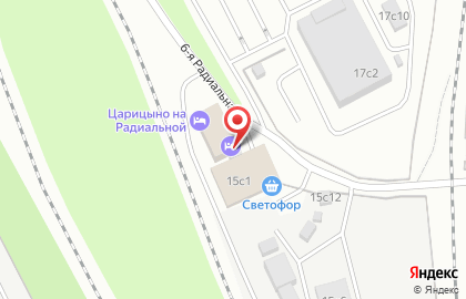 Магазин низких цен Светофор в Москве на карте