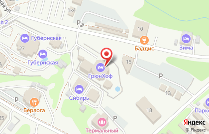 Гостиница Grunhof на карте