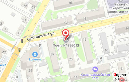 Почта России в Тамбове на карте
