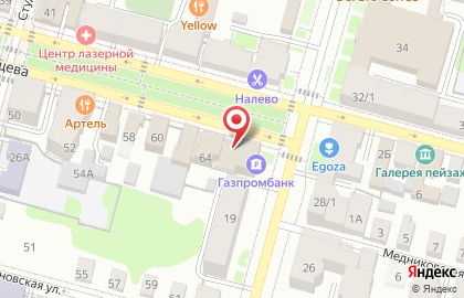 Дискавери на бульваре Радищева на карте