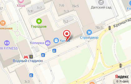 Мос Бизнес Групп, ООО МБГ на улице Кронштадтский на карте