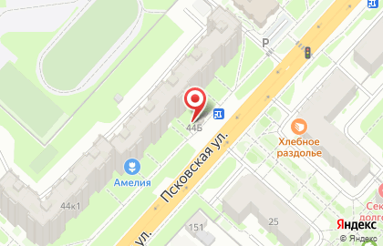 Киоск Старорусская мельница на Псковской улице, 44к1/3 киоск на карте