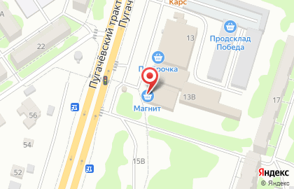 Супермаркет Магнит в Самаре на карте