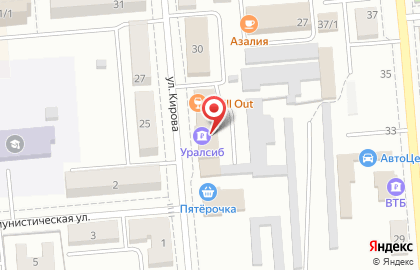 Банк Уралсиб в Уфе на карте