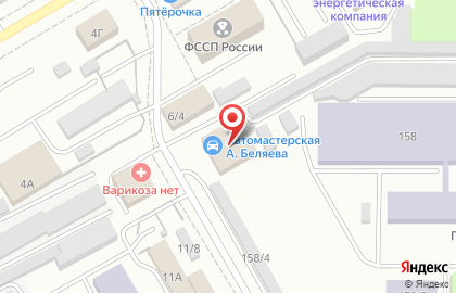 Автомастерская Александра Беляева на проспекте Карла Маркса на карте