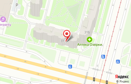 Магазин цветов Цветовик на Богатырском проспекте на карте