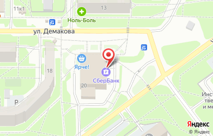 Банкомат СберБанк в Новосибирске на карте