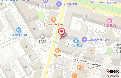 Оценочная компания Гарант-Оценка на Симеоновской улице на карте
