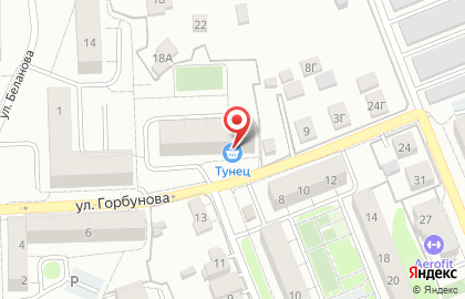 Суши-бар Тунец в Калининграде на карте