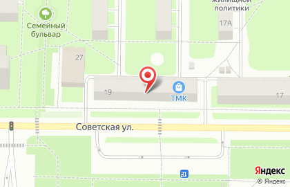 Служба доставки DPD на Советской улице на карте