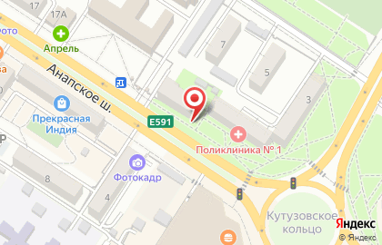 Овощная лавка на Анапском шоссе на карте