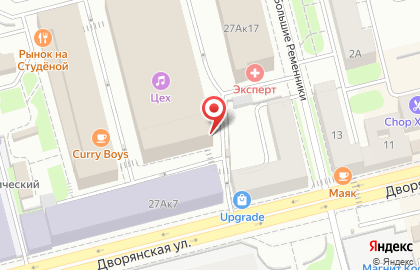 Бизнес-парк Технnка на Дворянской улице на карте