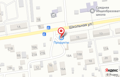 Продуктовый магазин в Астрахани на карте