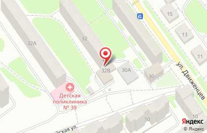Продовольственный магазин Славянский на Двигателе Революции на карте