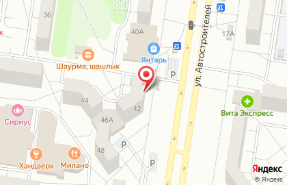 Пивоварня Гессен на улице Автостроителей на карте