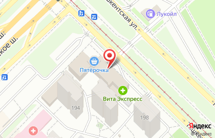 Магазин медицинской одежды Формула формы на Ташкентской улице на карте