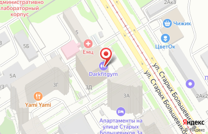 Фитнес-клуб Darkfitgym на карте