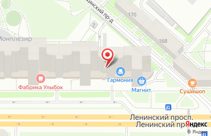 Магазин разливного пива Пиворыба на проспекте Ветеранов на карте