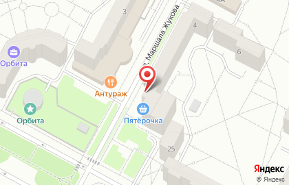 Ателье Шик на улице Маршала Жукова на карте