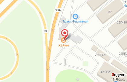 Парикмахерская в Москве на карте